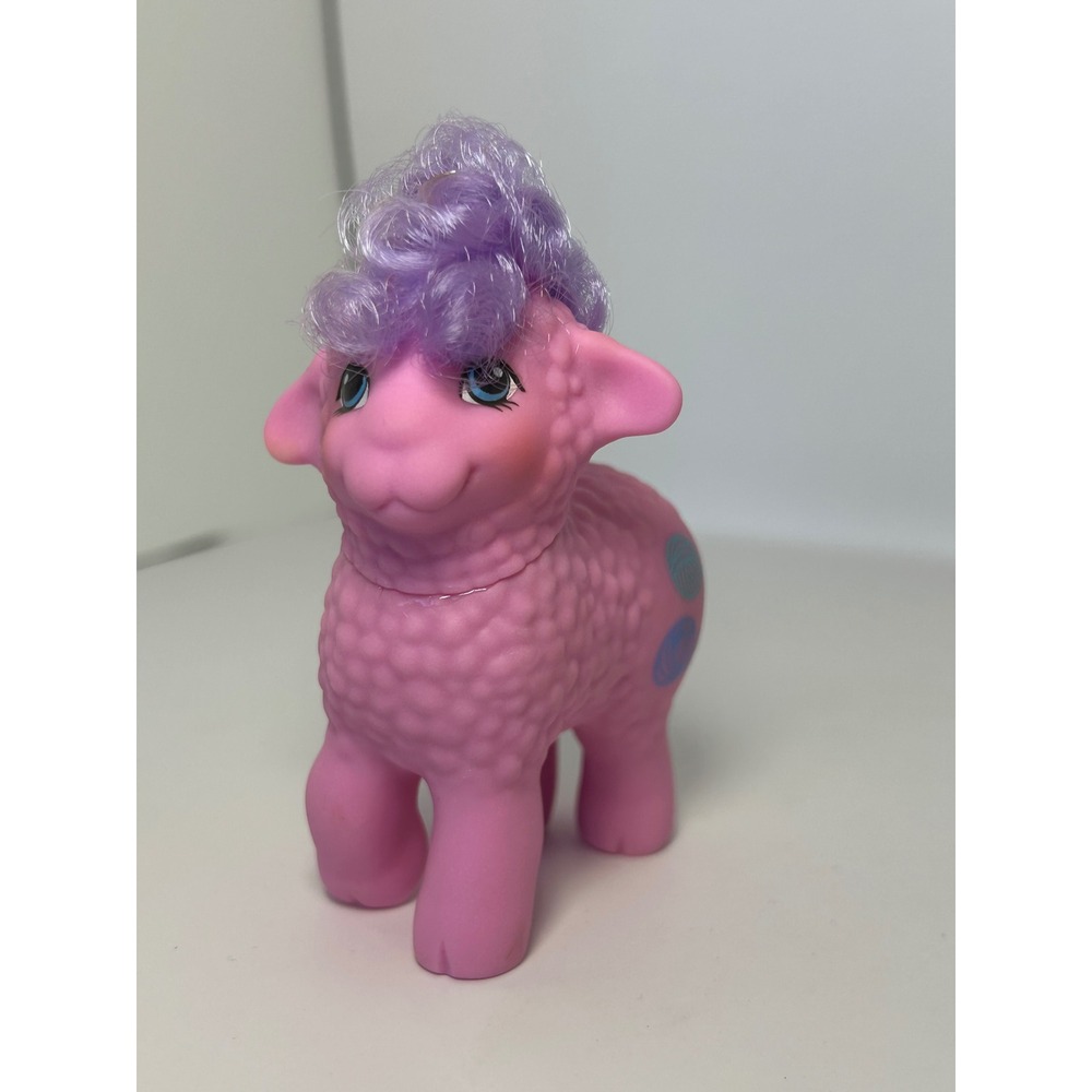 Vintage My Little Pony G1 Woolly the Lamb Pony Friends Pink Sheep Hasbro 1980s
